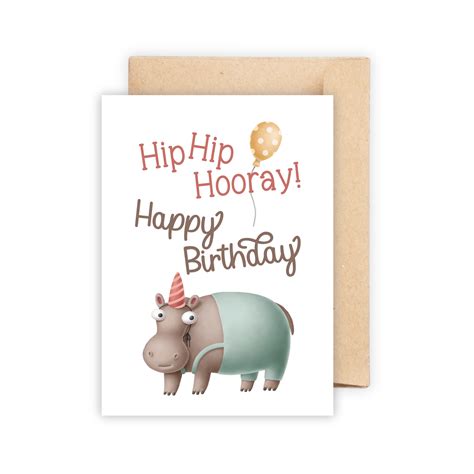 Hip Hip Hooray Birthday Wise Apple Greetings