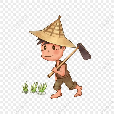 hand drawn farmers png image  clipart image