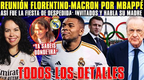 REUNIÓN FLORENTINO MACRON por MBAPPÉ JJOO PRESENTACIÓN ASÍ FUE