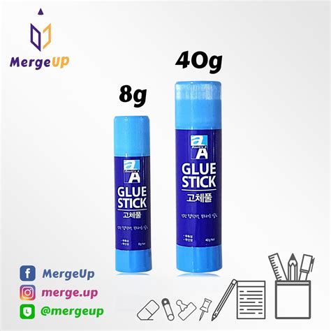 กาวแท่ง Aa ดับเบิ้ลเอ Double A Glue Stick 8 G 40 G Mergeup Thaipick