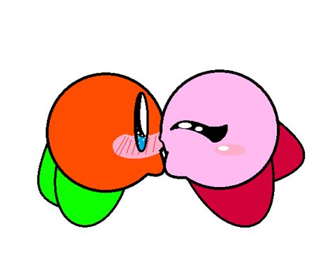 Kirby First Kiss by AskSakayuIzayoi on DeviantArt