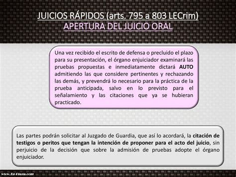 Los Procedimientos Penales En La Ley De Enjuiciamiento Criminal Ppt