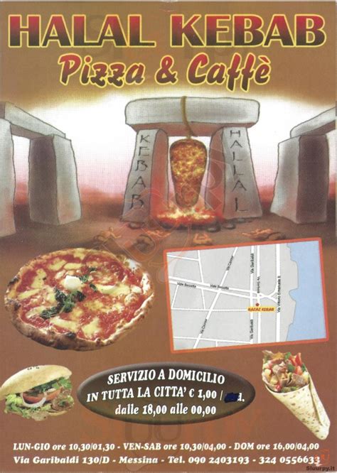 Menù Halal Kebab And Pizza Messina Specialità E Piatti Del Menù Principale