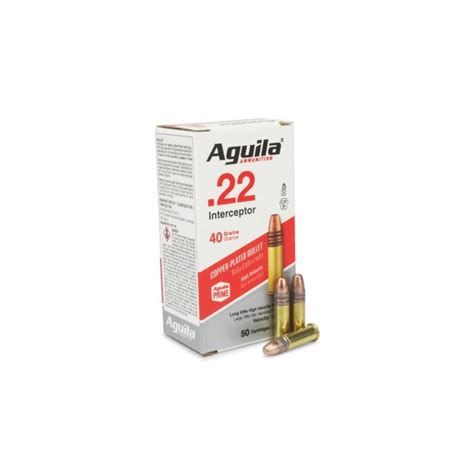 Aguila Lr Interceptor Gr Solid Point Ammunition Depot