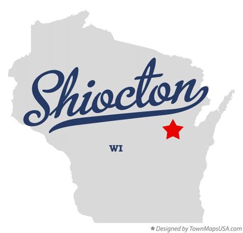 Map of Shiocton, WI, Wisconsin