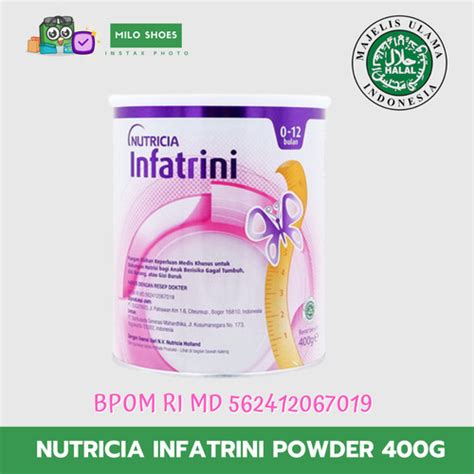 Jual Infatrini Powder 400GR Susu Bayi Nutricia Infatrini Powder 400GR