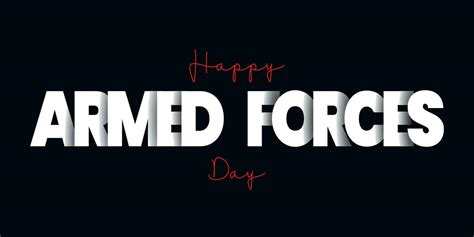 Armed forces day template poster design. Vector illustration ...