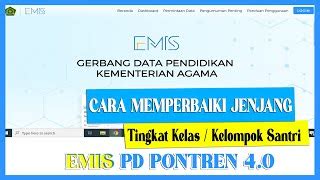 Cara Menaikan Kelas Santri Update Emis Pd Pontren Doovi