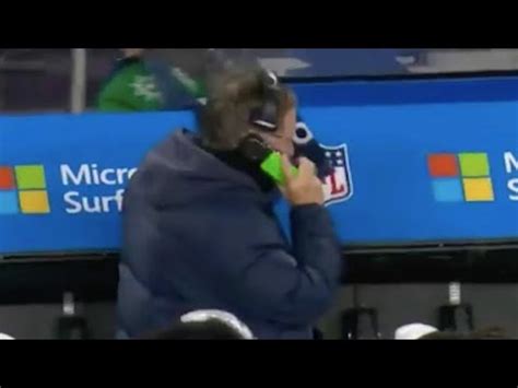 First Belichick Throws Tablet And Then The Phone YouTube