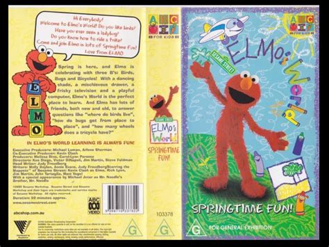 Elmo's world : springtime fun | Plush react animal show Wikia | Fandom