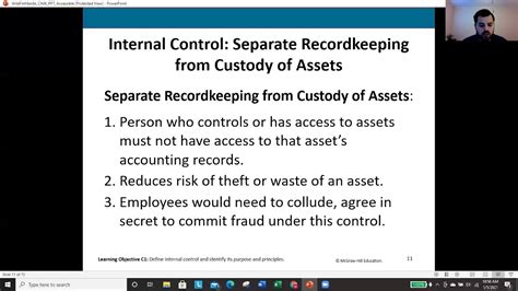 Chapter Lecture Video Cash Fraud And Internal Controls Youtube