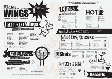 The Wing Republic Menù Braamfontein Main Menu Sluurpy