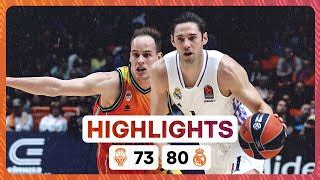 Valencia Basket 73 80 Real Madrid EuroLeague By Real Madrid