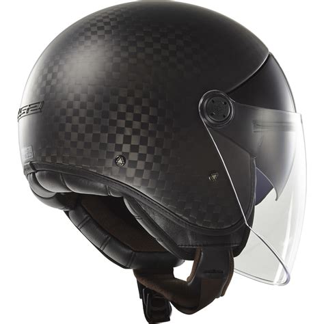 Ls2 Of597 Cabrio Open Face Motorcycle Helmet Jet Motorbike Carbon Ultralight Lid Ebay