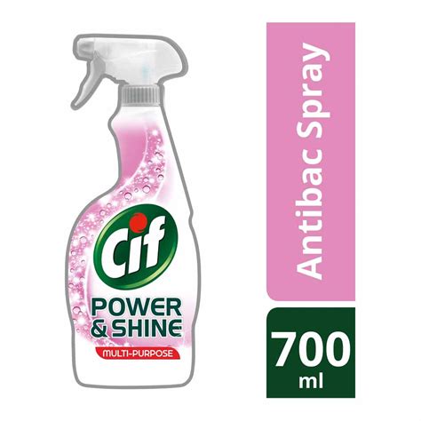 Cif Power Shine Antibacterial Multi Purpose Spray 700ml Wilko