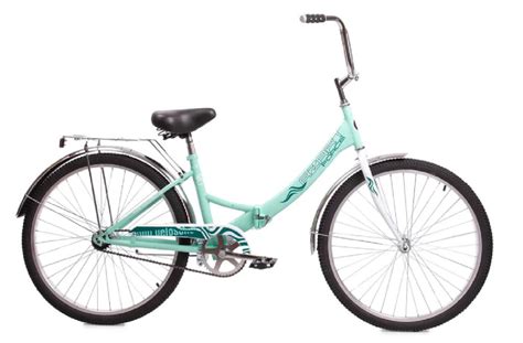 Велосипед Складной Байкал - 26" диаметр колес/ Мятный - купить по ...