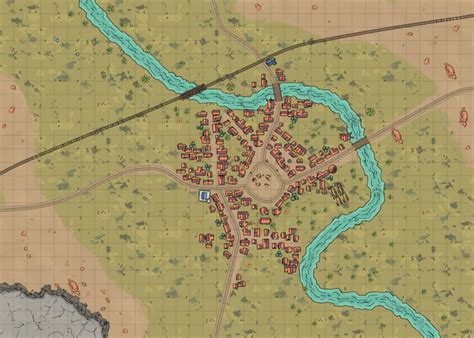 B'Tare (Skullport) City Map Part 1 (48x27) : dungeondraft