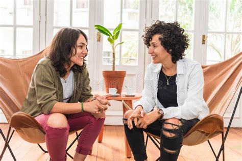 Affectionate Lesbian Couple Portrait Stock Image Image Of Happy Care