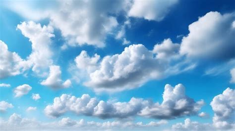 Premium Photo | Realistic Cloudy Day Sky Background Daylight Blue Sky ...