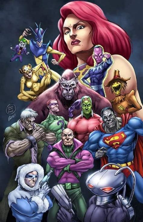 Legion of Doom | Comic book villains, Comic villains, Dc comics artwork