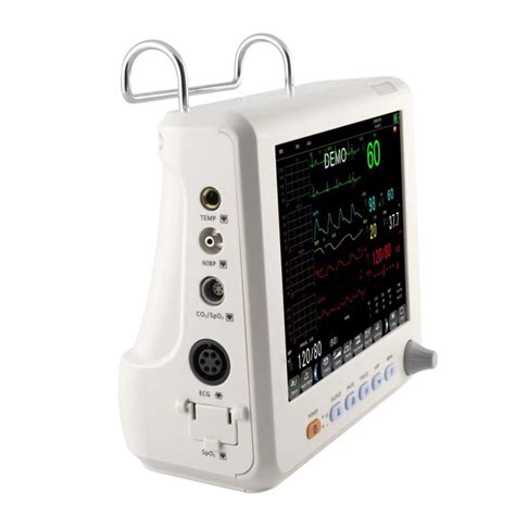 Medical Portable Six Parameter Electrocardiogram Monitor 80D 8 Inch