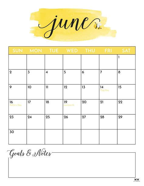 June 2024 Calendars 50 FREE Printables Printabulls