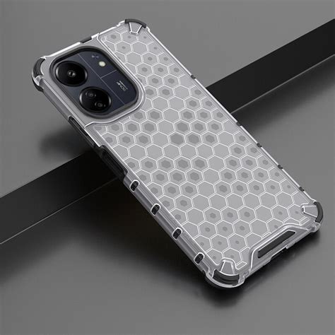 Vantime For Xiaomi Poco C65 Redmi 13C Honeycomb Phone Case Shockproof