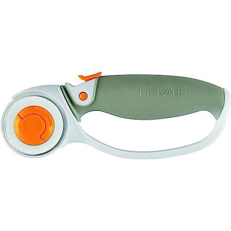 Fiskars Cutter Rotatif Changement De Lame Facile Mm Poign E