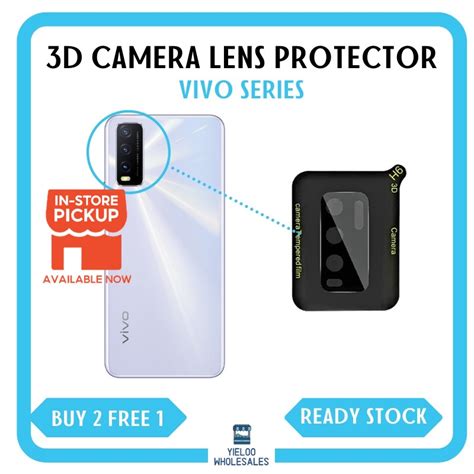 BELI 2 PERCUMA 1 VIVO 3D Camera Lens Glass Protector Film Y16 Y35 V27