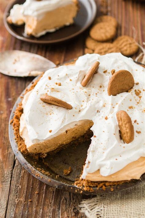 No Bake Pumpkin Pie With Gingersnap Crust [ Video] Oh Sweet Basil