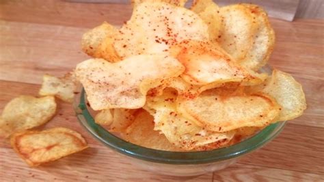 How To Make Homestyle Potato Chips Snack Recipes Quick And Easy