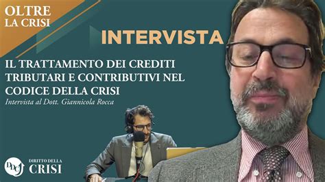 OLTRE LA CRISI Puntata 7 Il Trattamento Dei Crediti Tributari E