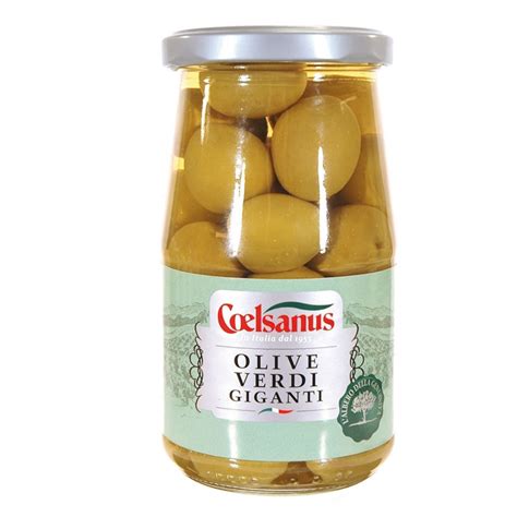 Оливки ГИГАНТСКИЕ, зеленые с косточкой Coelsanus 350гр — купить в ...