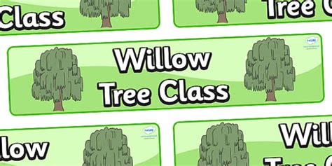 Willow Themed Classroom Display Banner Teacher Made