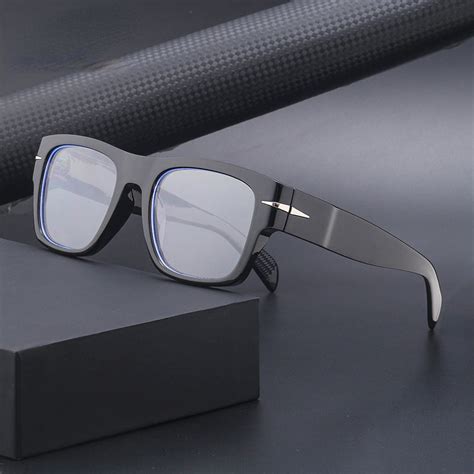 Simprect David Beckham Fashion Square Sunglasses For Men 2023 Luxury