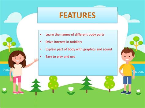 Ppt Kids Learning Human Bodyparts Powerpoint Presentation Free