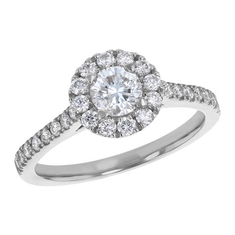 14k White Gold 1 Ct Diamonds Igi Certified Engagement Ring In By