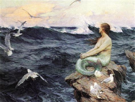 Victorian Mermaid Art