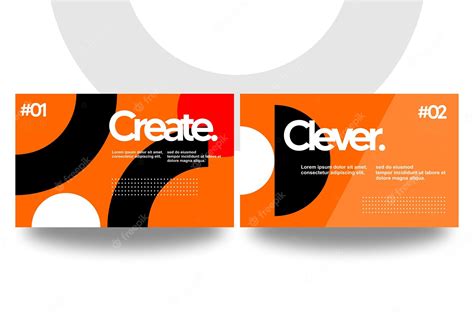 Premium Vector | Modern card template poster for business