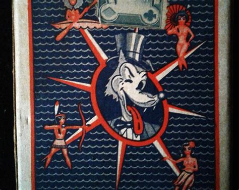 Models Of All Nations Playing Cards Wolf Girlie Nude Playing Cards 1940 S Complete Set