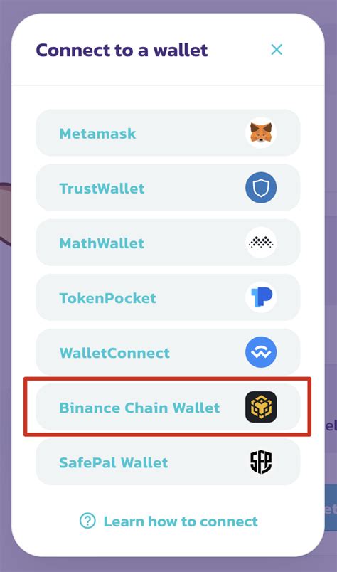 C Ch S D Ng Binance Chain Wallet Binance Academy