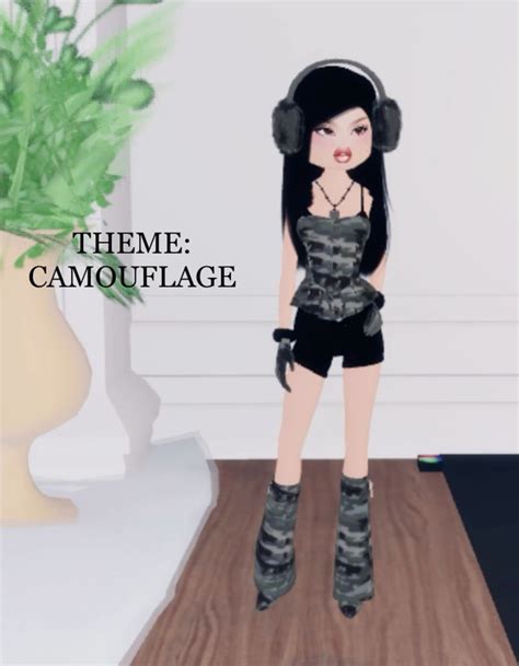 Dress To Impress In Dress To Impress Camouflage Outfits