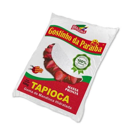 Tapioca Goma De Mandioca Hidratada Brazoka 500g Drogarias Pacheco