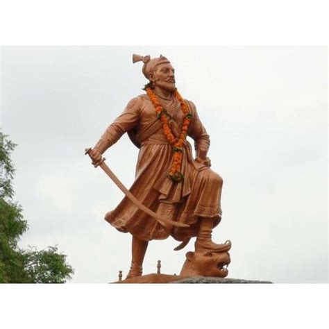 Fiber FRP Sambhaji Maharaj Standing statue, For Exterior Decor, Size ...