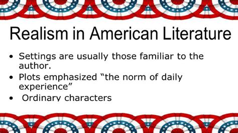 Realism In American Literature Ppt Download