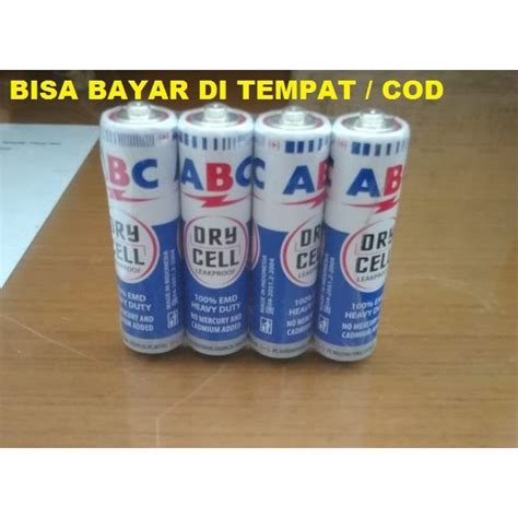 Jual Baterai Abc Tipe Aa Batu Batre Battery Dry Cell Biru Harga