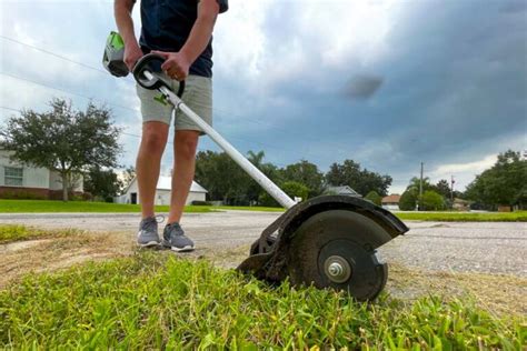 Greenworks V Battery Powered Edger Review Ptr