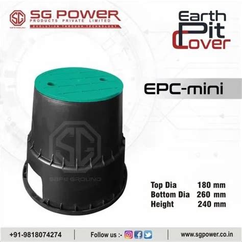 Earthing Pit Plastic Water Meter Cover Chamber, SG Power Products ...