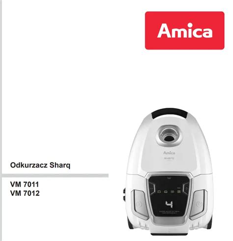 Amica VM 7012 Vacuum Cleaner Instruction Manual