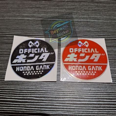 Jual Sticker Kanji Honda Gank Cutting Shopee Indonesia